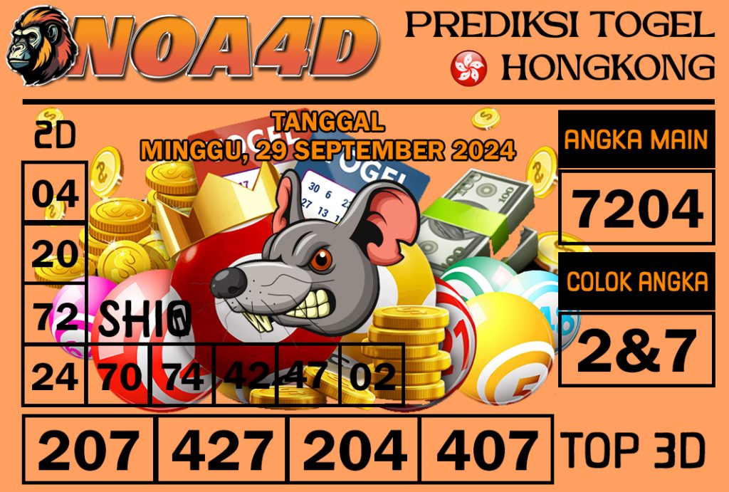 Prediksi Angka Hongkong 29 September 2024