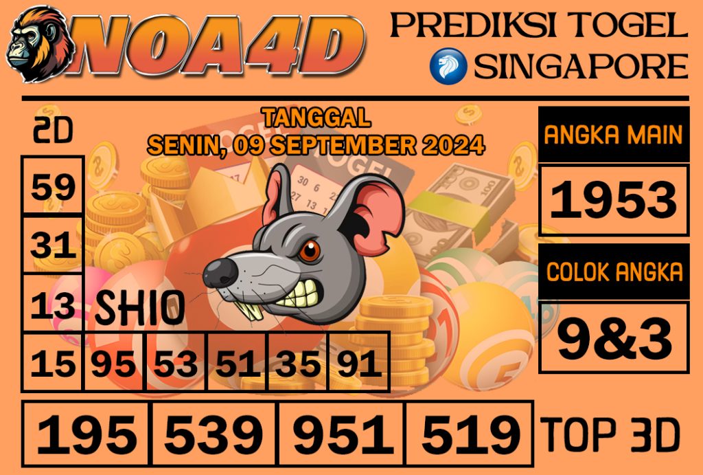 Prediksi Angka Singapore 09 September 2024