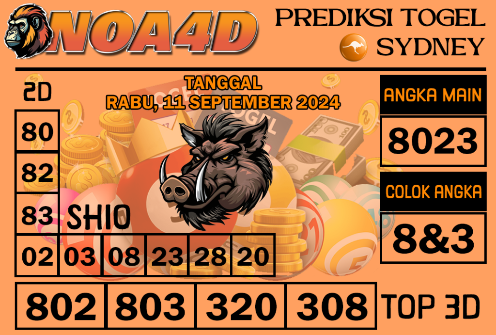 Prediksi Angka Sydney 11 September 2024