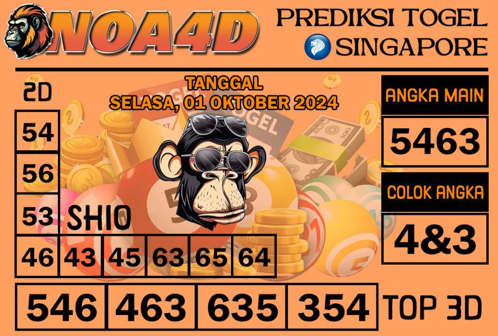 Prediksi Angka Singapore 01 Oktober 2024