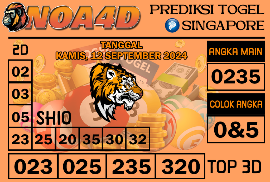 Prediksi Angka Singapore 12 September 2024