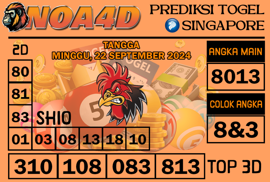 Prediksi Angka Singapore 22 September 2024