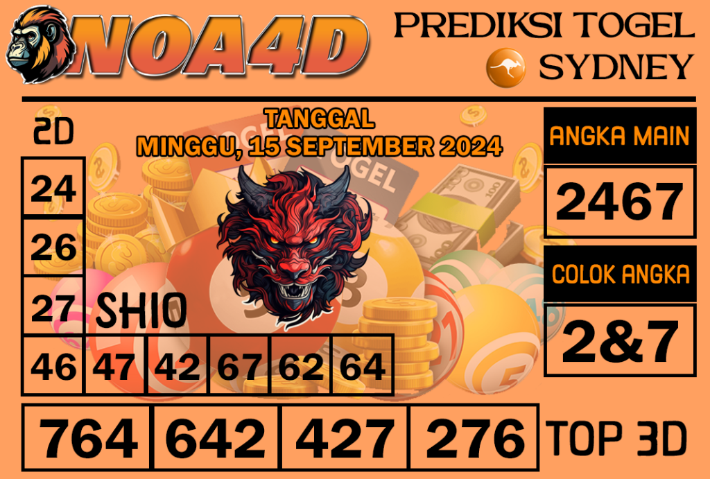 Prediksi Angka Sydney 15 September 2024