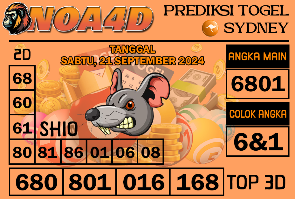 Prediksi Angka Sydney 21 September 2024