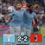 Laga Lazio vs AC Milan berakhir imbang dengan skor 2-2