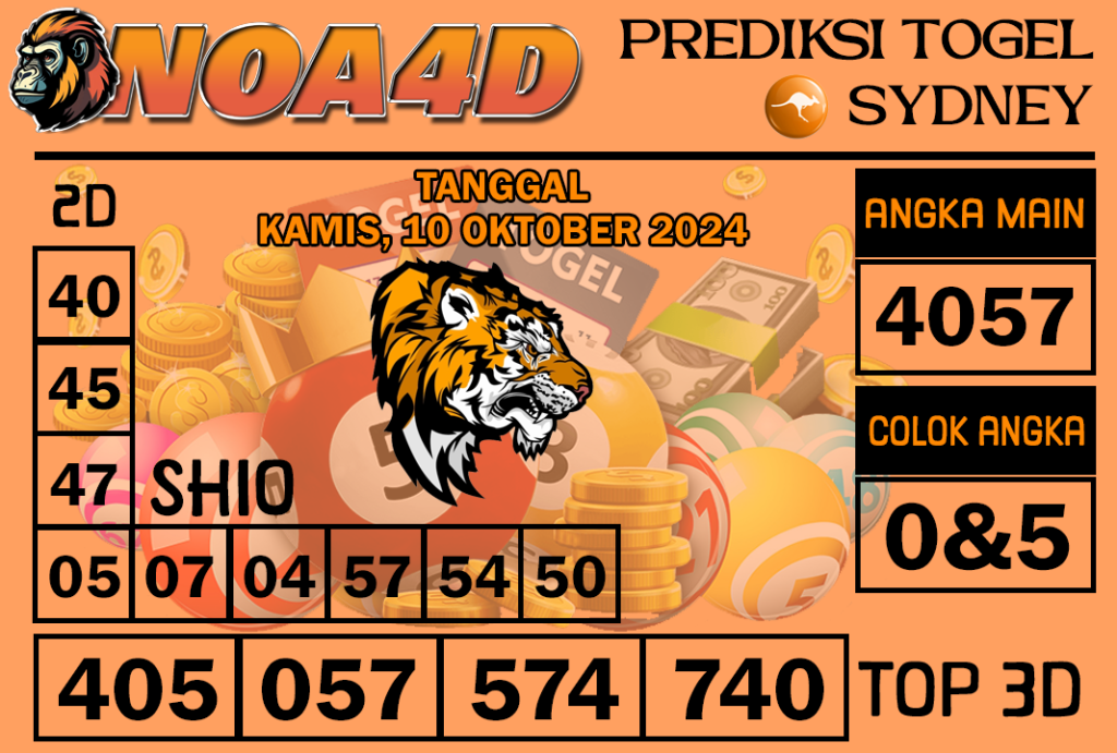 Prediksi Angka Sydney 10 Oktober 2024